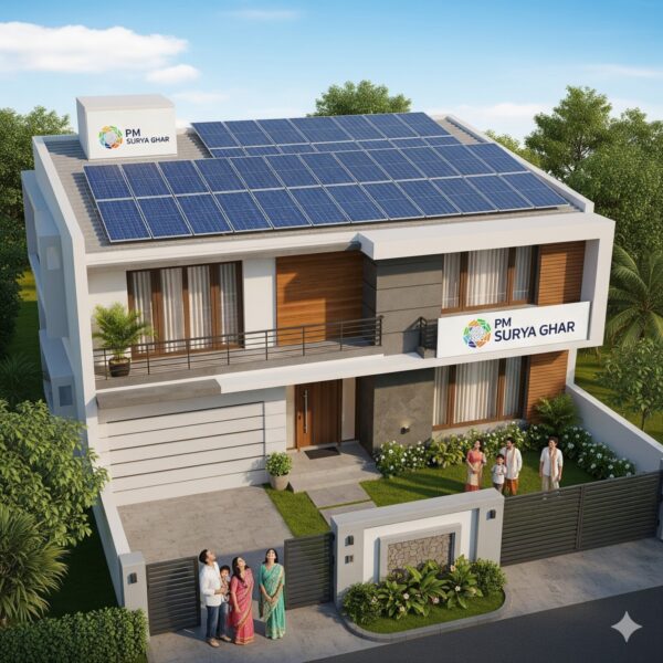 Solar installation related to PM Surya Ghar scheme